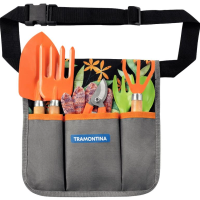 Conjunto Cinto Para Jardinagem Tramontina 8 Peças