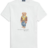 Camiseta Masculina Manga Curta Seasonal Bear - Branco