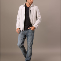 Jaqueta Calvin Klein Basic Flat Fleece - Branco Jaqueta Calvin Klein Basic Flat Fleece Branco Gg