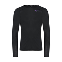 Camiseta de Treino Mizuno Two Loops 88 LS Masculina M Preto