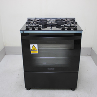 Fogão Brastemp 5 Bocas Preto Com Mesa De Vidro, Função Air Fryer E Turbo Chama - Bfs5laens3_Wbom_Cf6672205 110V