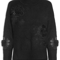 Suéter Feminino Pull June Tricot - Preto