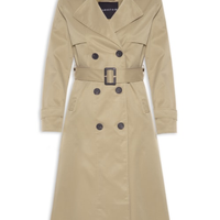 Casaco trench coat feminino bege
