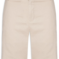 Bermuda Masculina Alfaiataria Basic Linen - Bege