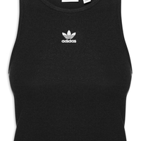 Regata Feminina Essentials Rib - Preto