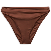Calcinha De Biquíni Shiny Satin - Marrom