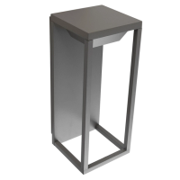 Arandela Led Aluminio 5W 3000K Ip54 Molde - CINZA ESVERDEADO