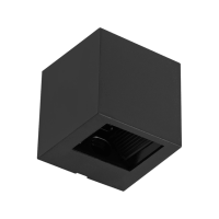 Arandela Led Abs 2W 3000K Ip65 0 A 90 Block - PRETO
