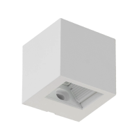 Arandela Led Abs 2W 3000K Ip65 0 A 90 Block - BRANCO