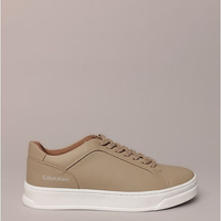Tênis Couro Calvin Klein - Caqui Claro Tênis Couro Calvin Klein Caqui Claro 38