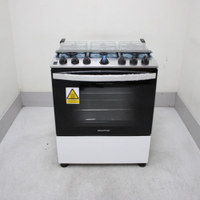 Fogão Brastemp 6 Bocas Branco Com Botões Removíveis E Exclusivo Aro Protetor - Bfs6ncb Bivolt