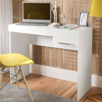 Escrivaninha 1 Gaveta Artely Cooler, Branco, 91 cm