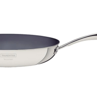 Frigideira Tramontina Grano 30cm Em Inox Com Corpo Triplo E Revestimento Interno Cerâmico