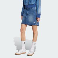 Minissaia Jeans Três Listras Adicolor Mulher adidas