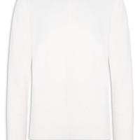 Suéter Masculino Gola Careca Cashmere - Branco