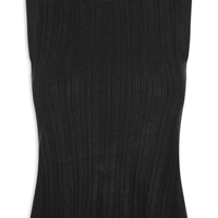Regata Feminina Em Tricot - Preto