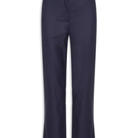 Calça Feminina Reta Bolso Faca - Azul