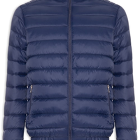 Jaqueta Masculina Puffer Básica - Azul