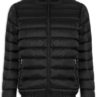 Jaqueta Masculina Puffer Básica - Preto