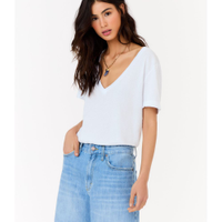 Bermuda Jeans Com Desgaste