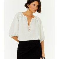 Blusa Decote Botões