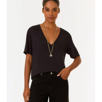 Blusa Decote v Viés a Fio