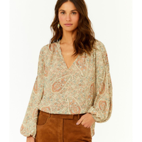 Blusa Manga Longa Ggt Estampa Liberty