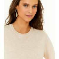 Blusa Tricot Decote Careca