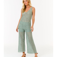 Calça Tricot Cropped