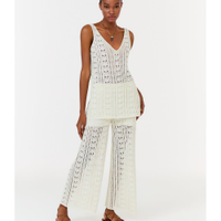 Calça Tricot Cropped