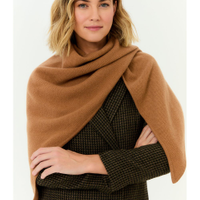 Lenço Tricot Cashmere - Camel / U