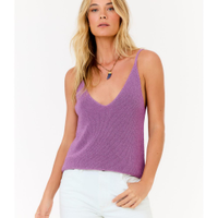 Regata Tricot Decote v Fenda Lateral