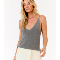 Regata Tricot Decote v Fenda Lateral