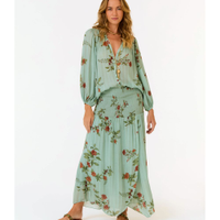 Saia Midi Estampa Zinia