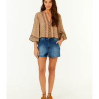 Short Jeans Bolsos Casa Inglesa