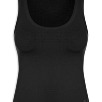 Regata Feminina Essentials Rib - Preto
