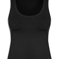 Regata Feminina Essentials Rib - Preto
