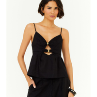 Blusa Alça Fivela Decote