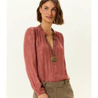 Blusa Manga Jacquard Cachemiere