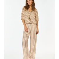 Calça Linho Estampa Jazzy