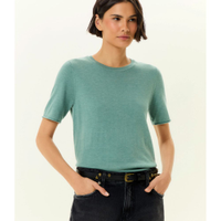 T-Shirt Tricot Decote Careca
