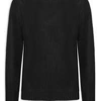Suéter Masculino Roy Gola Careca Tricot - Preto