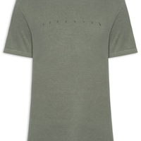 Camiseta Masculina Estampa Minimal Peito - Verde