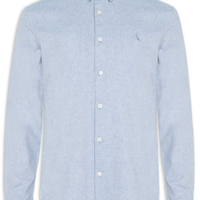 Camisa Masculina Manga Longa Ricardo - Azul