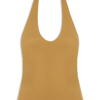 Blusa feminina frente única marrom