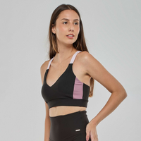 Top Fitness com Bojo Removível Vestem Média Sustentação Emma Adulto