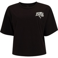 Blusa Cropped Feminina Puma Manga Curta Class Relaxed