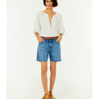 Bermuda Jeans Used Barra a Fio