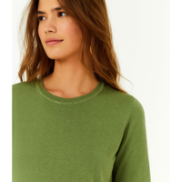 Blusa Tricot Decote Careca