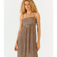 Túnica Estampa Batik Niquel
